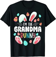 im the grandma bunny matching family easter party t shirt