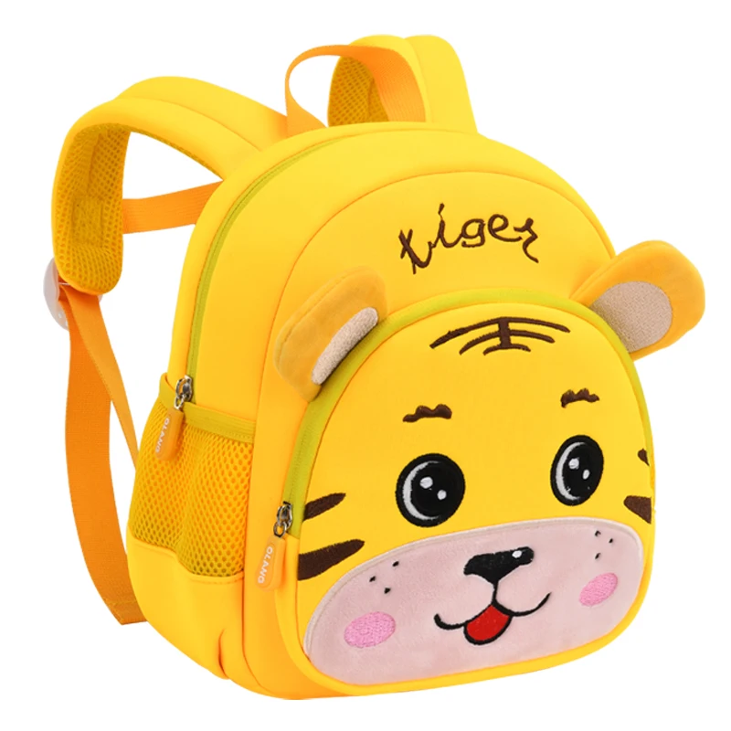 Children's Backpack Boy Kindergarten School Bag mochila infantil Cartoon Tiger Kids Backpack for Girls Toddler Anti-lost Bagpack