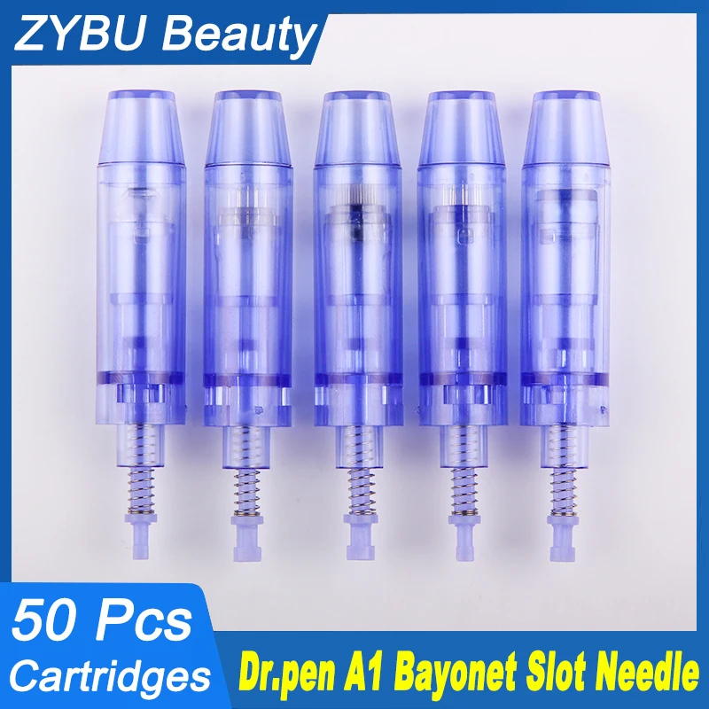 

50 Pcs Needles Cartridges For Ultima Dr.pen A1 Dermapen F3 Bayonet Slot MTS PMU Tips 12 24 36 42Pins Nano Silicon Microneedles