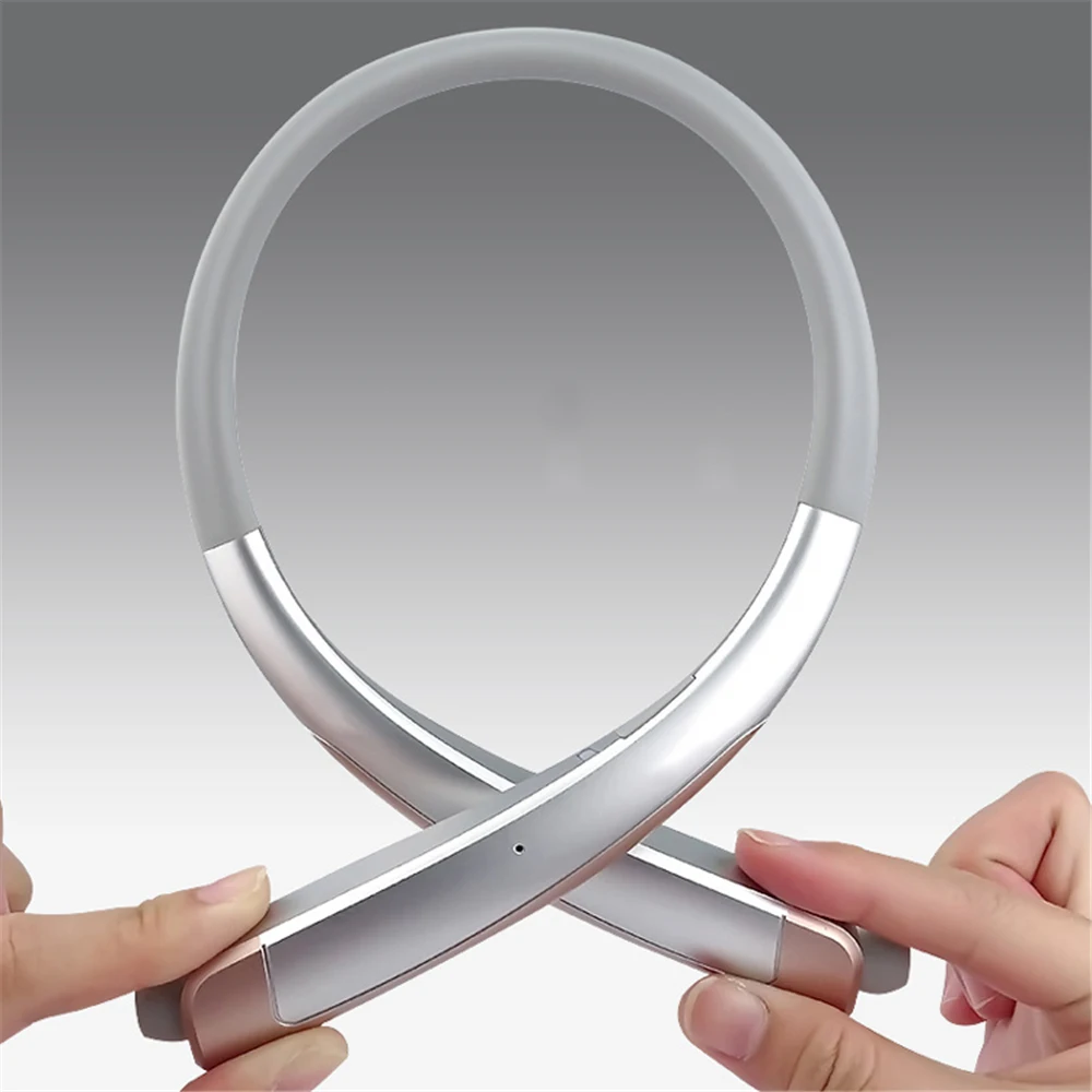 

HX-1100 Stereo Bluetooth Headphone Binaural Hand-Free Neckband Earphones Fashion Mini Wireless Headset universal Android IPhone