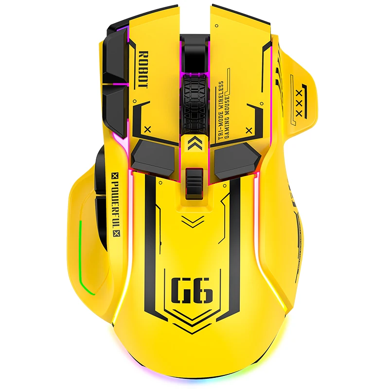 Геймпад беспроводной с USB, 2,4 ГГц, 12 клавиш, RGB