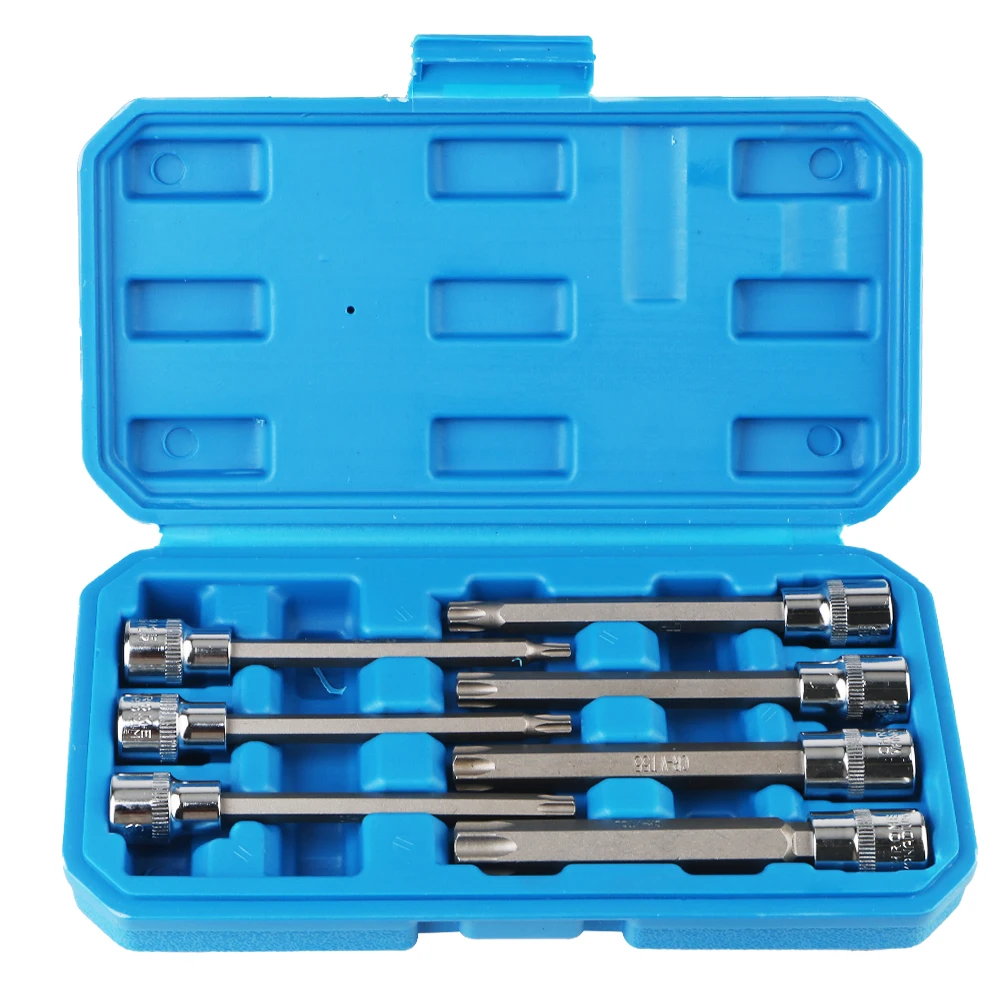 Супер Длинный Привод 7 Шт. Набор T25 T30 T40 T45 T50 T55 T60 Шестиугольные Комбинированные