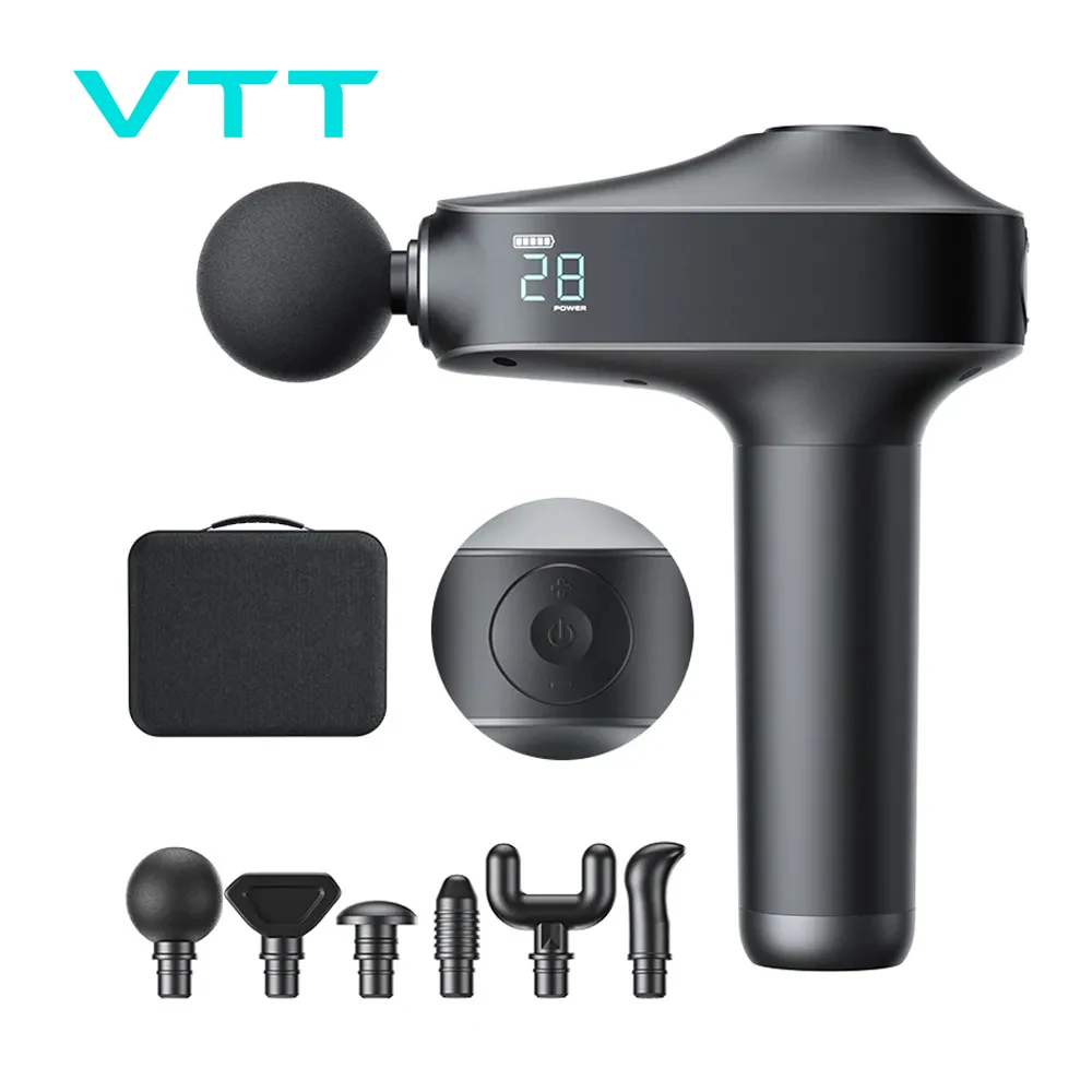 Профессиональный массажный пистолет, высокочастотный электрический ...