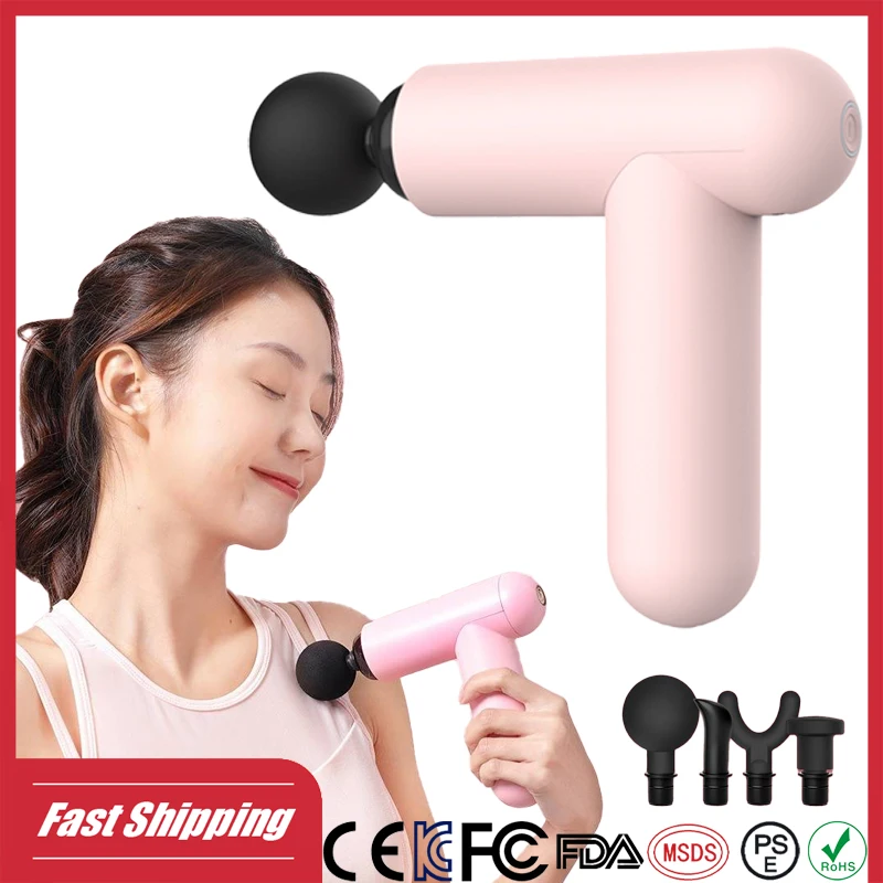 

Mini Massage Gun Beauty Health Deep Muscle Electric Massager Gun Massageador Corporal Eletrico Profissional Massagem