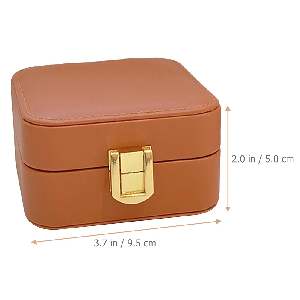 Jewelry Box Case Organizer Trinket Storage Small Earring Mini Decorative Holder Travel Portable Tiny Desktop Creative Container