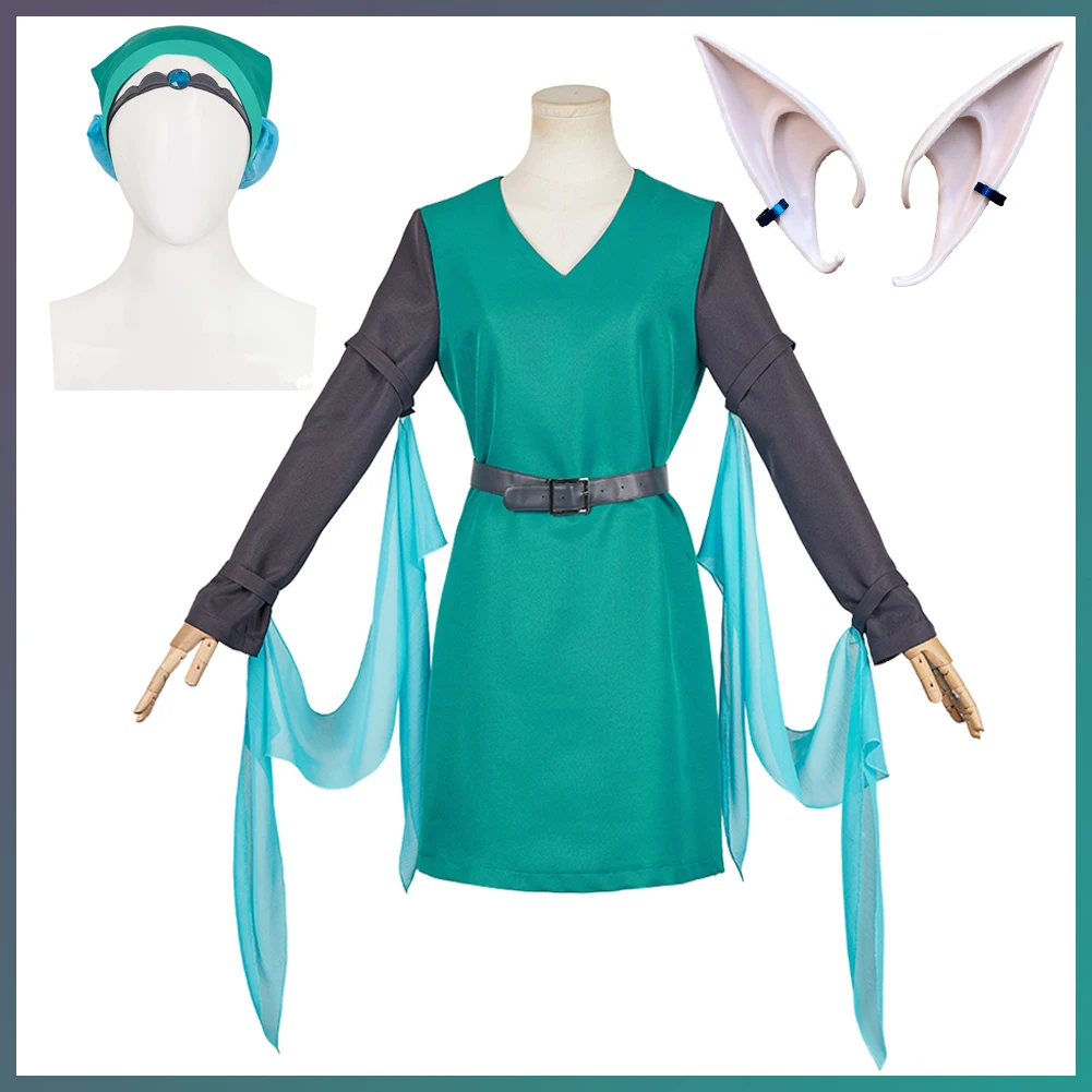 Маскировка Adventurer Link одежда для косплея уши аниме игра костюм Zerda Wisdom мужской