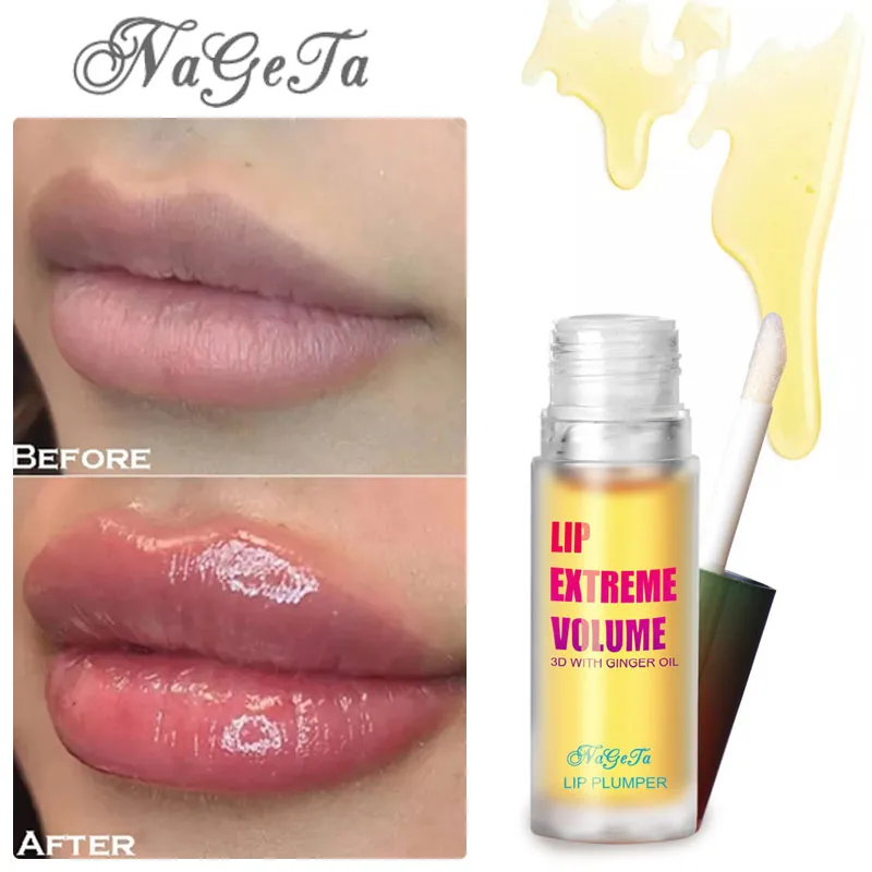 

Long Lasting Lip Plumper Serum Instant Volumising Liquid Oil Repair Lip Fine Lines Increases Elasticity Sexy Beauty Cosmetics