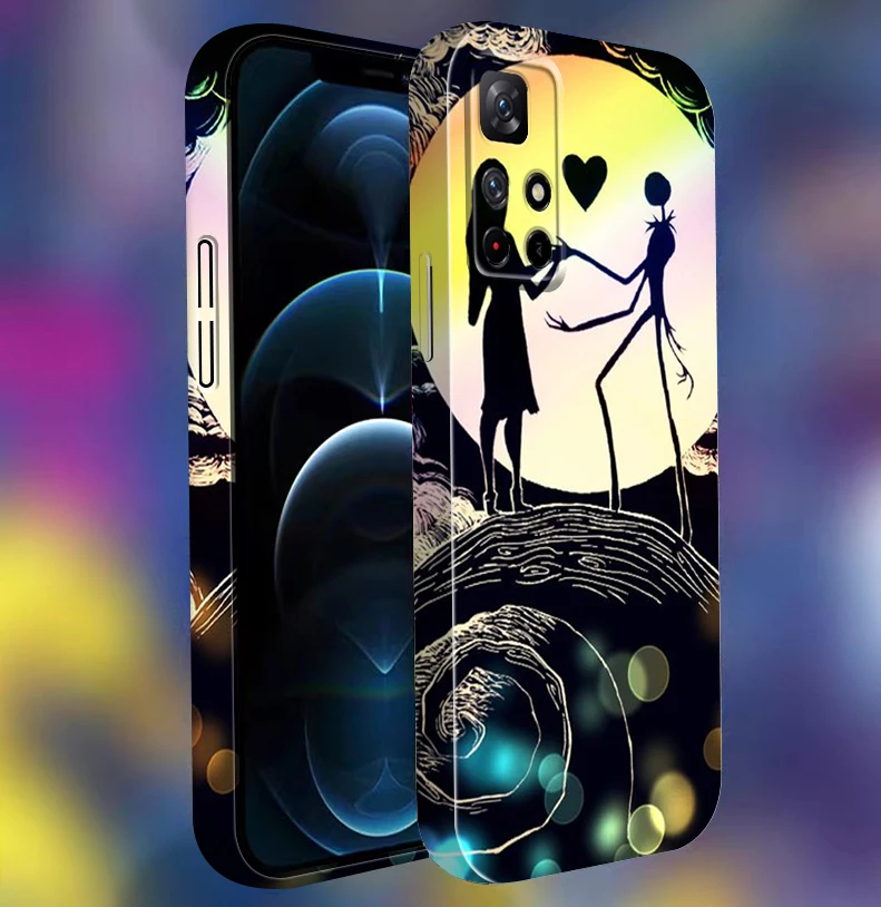 

Nightmare Christmas Jack Art Film Phone Case For Redmi K60 K50 K40 K30 9A Note 12 11 11T 10 10S Pro Plus 5G Feilin Hard Cover