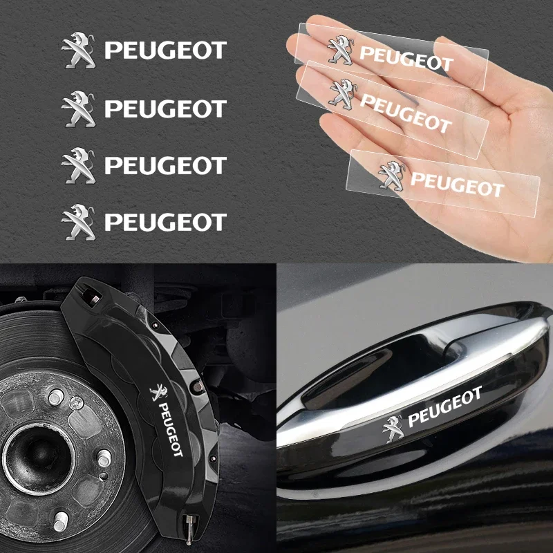 Наклейка на дверную ручку автомобиля защитная наклейка зеркало заднего вида для