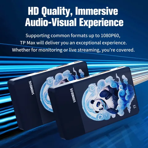 Shimbol TP Max Беспроводная система передачи видеосигнала 1000 футов 5G HDMI передатчик-приемник для прямой трансляции съемки потоковой передачи