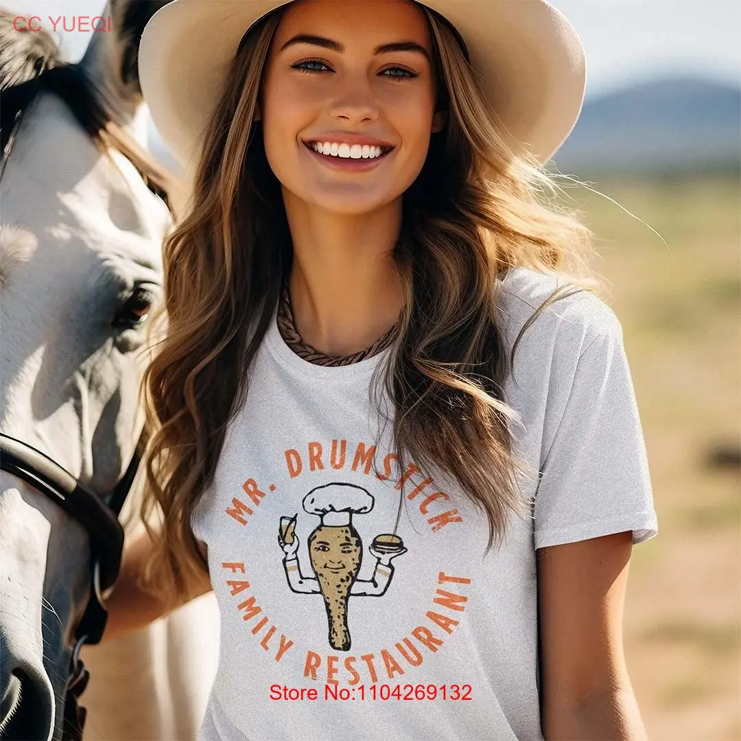 Футболка Mr Drumstick Family Restaurant Atlanta в стиле ретро Bygone Брендовая футболка с длинными