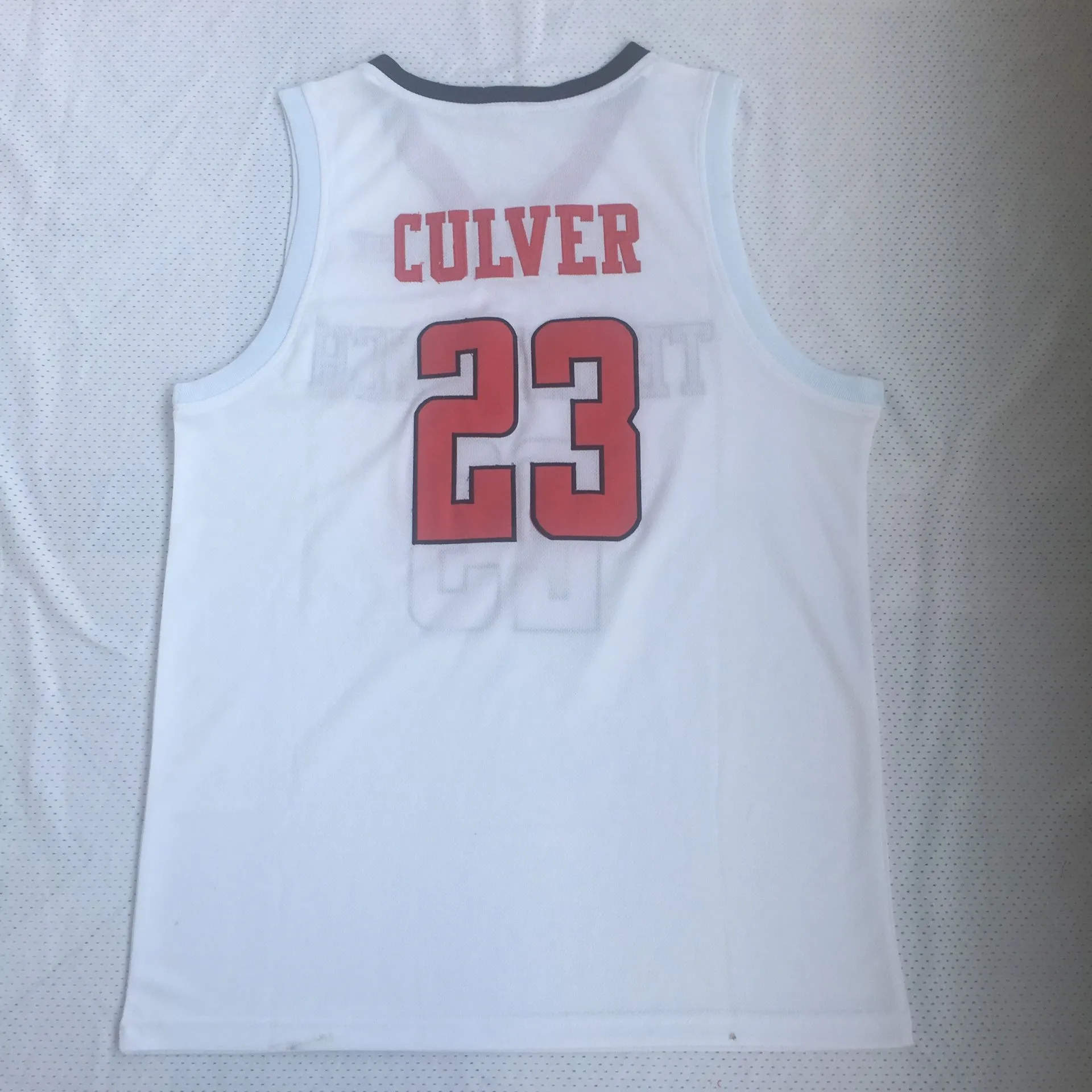 

Mens #23 Jarrett Culver Top Quality Basketball Jersey Stitched Embroidery
