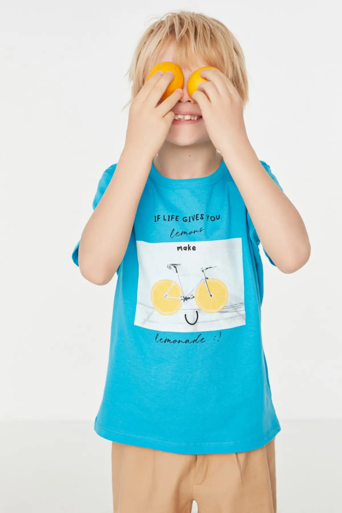 

Printed Male Child Knitted T-Shirt
