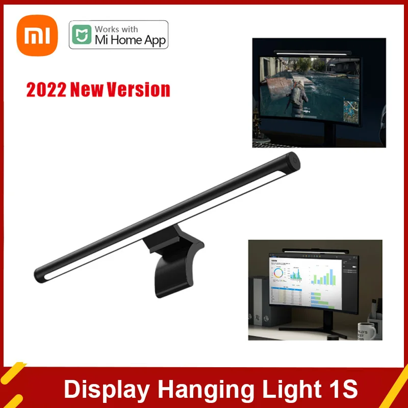 [해외] 샤오미 미지아 미 스마트 컴퓨터 모니터 라이트 바  1S USB LED 스크린  걸이식 램프  사무실 게임 독서  스마트 리모컨  Ra95
