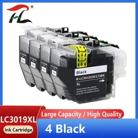 4x black lc3019 ink cartridge compatible for brother lc3019xl lc3017 ink mfc j5330dw mfc j6530dw mfc j6730dw mfc j6930dw printer