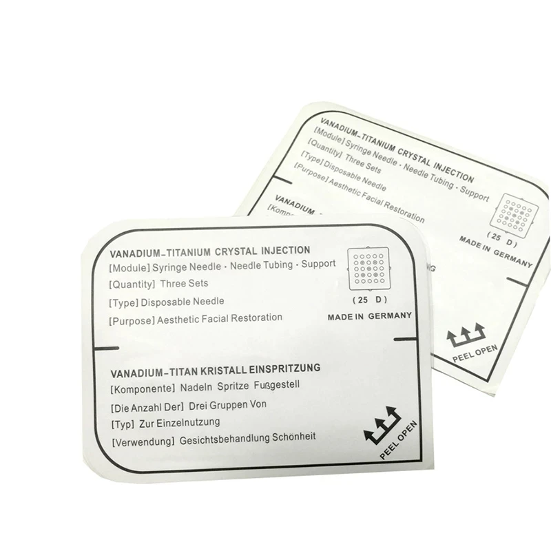 Аксессуары для инструментов кожи ванадиевые титановые кристаллы бесигловые