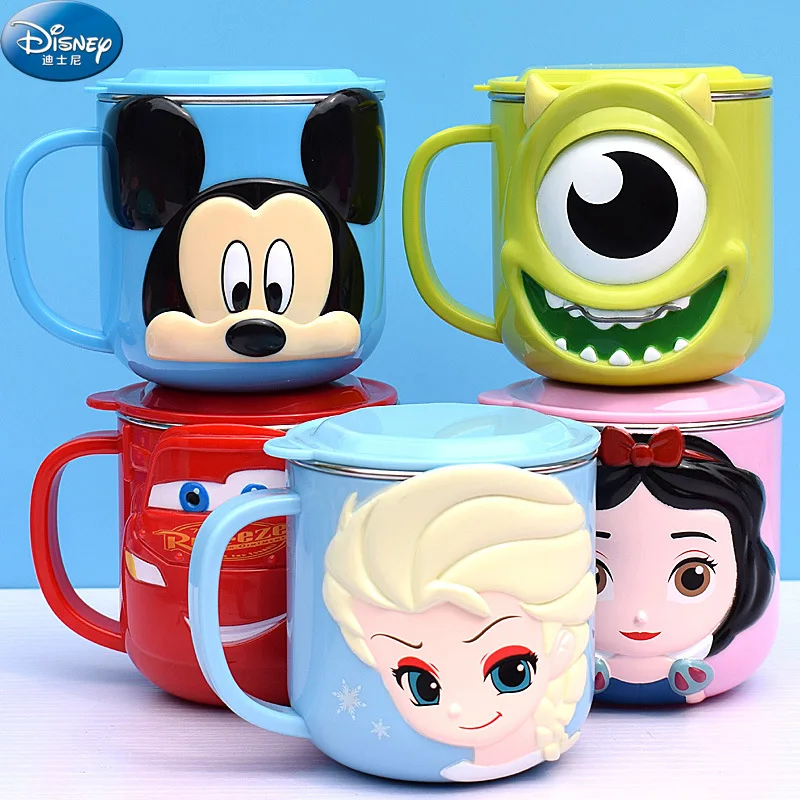 Диснеевские чашки Холодное сердце Эльза Анна молочная чашка 3D мультфильм Микки и
