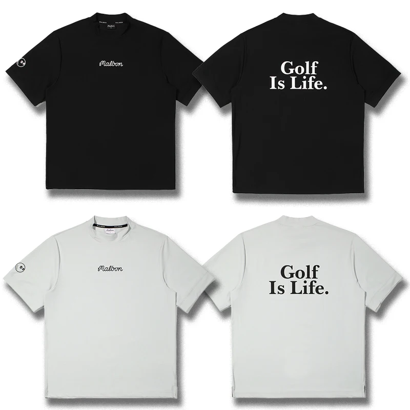 

23 Korean Golf Outdoor Sports Quick Dry Cool Breathable Sun Protection Loose Relaxed Short Sleeve T-shirt