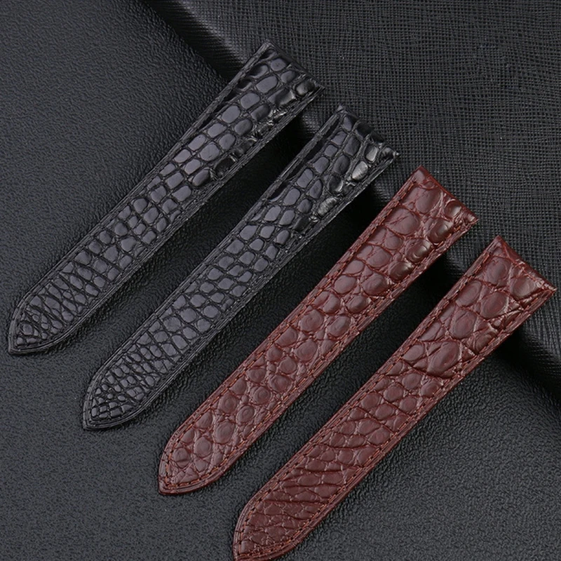 Watch accessories Band For cartier tank calibo London solo mechanical watch American crocodile leather Bracelet 20/22/23/24/25mm