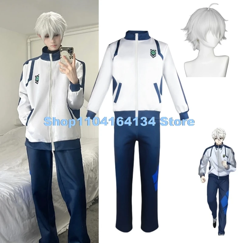 Костюм для косплея в стиле аниме Blue Lock Reo Nagi Bachira Isagi Chigiri спортивная одежда на
