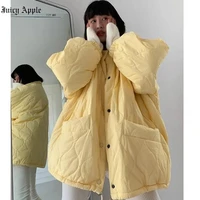 juciy apple bomber woman varsity jacket down jacket lambswool womens winter coats long sleeves jackets casual man design jacket