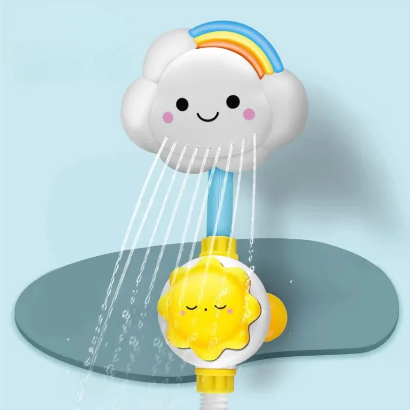 

Kids Bath Toys Water Game for Kids Clouds Model Faucet Shower Water Spray Kids Toy Splashes Bathroom Sprinkler Kids Toy