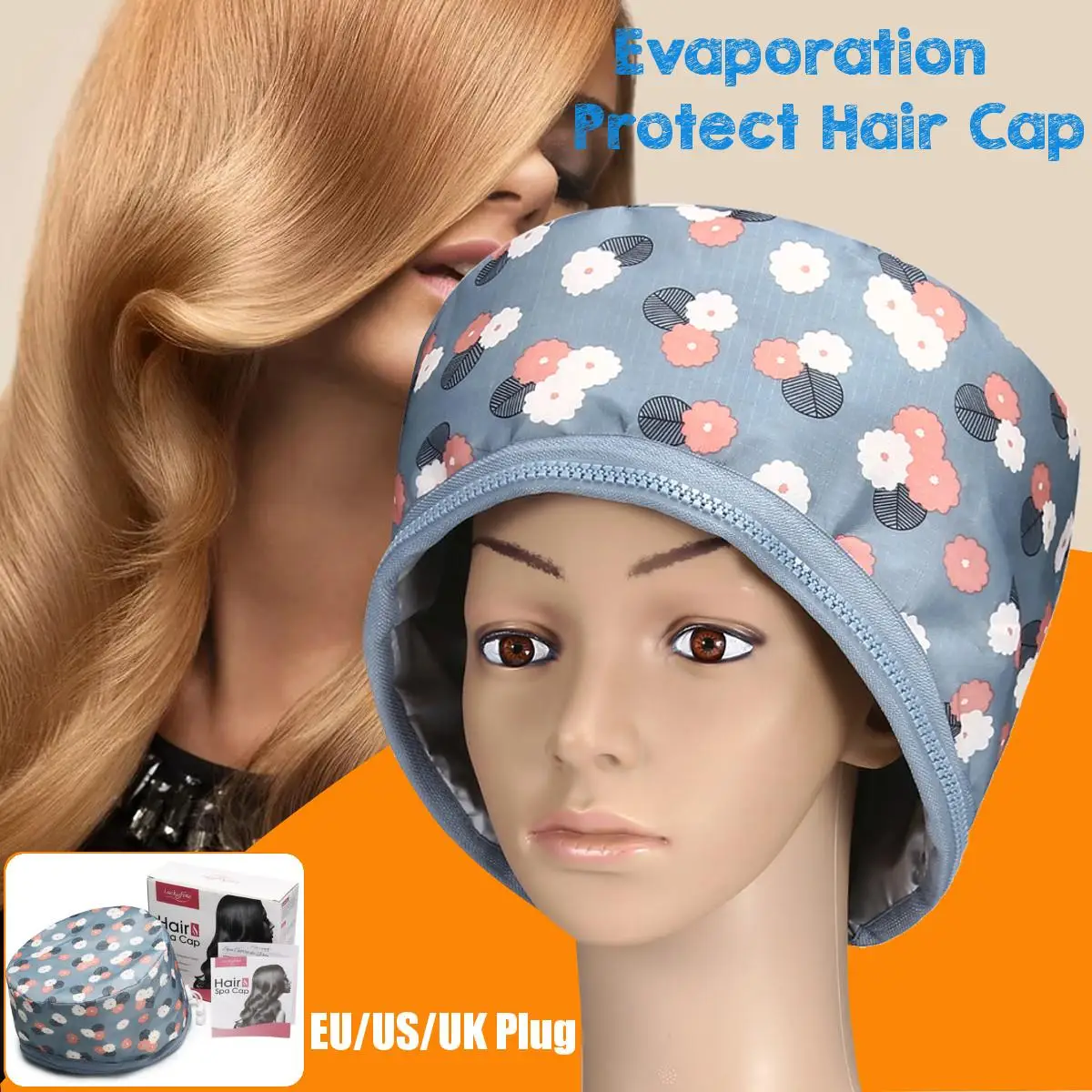 Electric Hair Cap Hat Salon Spa Steamer Hair Thermal Treatment Nourishing Hair Mask Baking Oil Cap Hair Dryers Heat Hat Safety