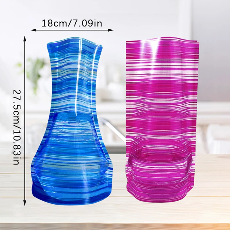 1/5 шт. складная пластиковая ваза для цветов