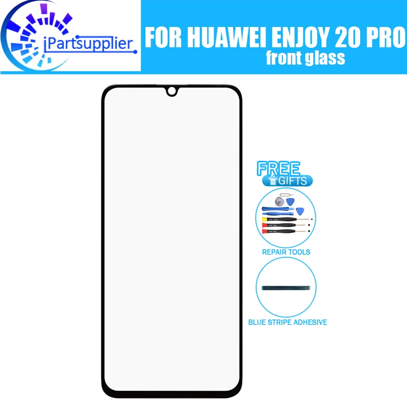 

For Huawei Enjoy 20 PRO Front Glass Screen Lens 100% Original Front Touch Screen Glass Outer Lens for Huawei Enjoy 20 PRO+Tools
