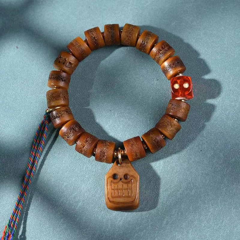 Тибетские бусины из Габала одинарные круглые старых материалов для бровей