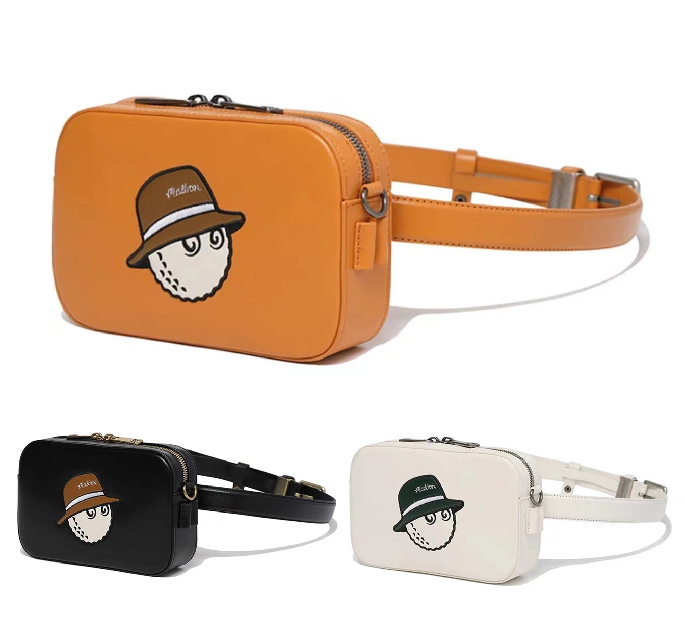 

Malbon Golf Belt Women Summer Golf Mini Bag Waistpack Belt Set