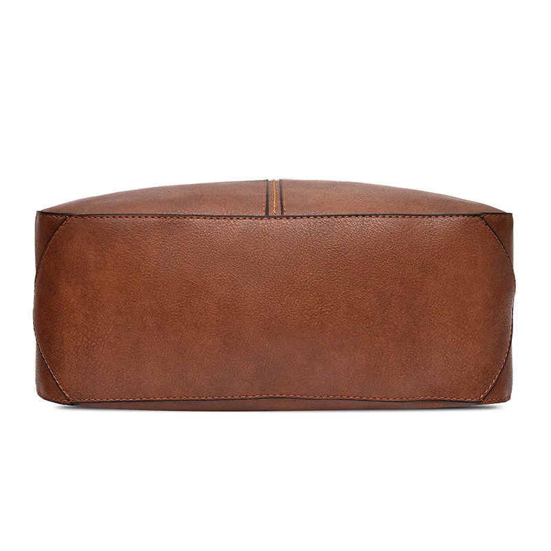 Fashion 2022 New Retro Messenger Bag Women's Large-capacity Imitation Leather Luxury Designer High-end Temperament Shoulder Bag