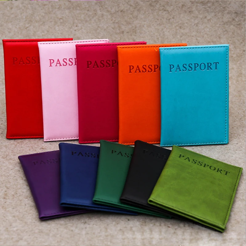 

New Travel Passport Cover Protective Card Case Women Men Travel Credit Card Holder Travel ID Document Passport Holder Protector