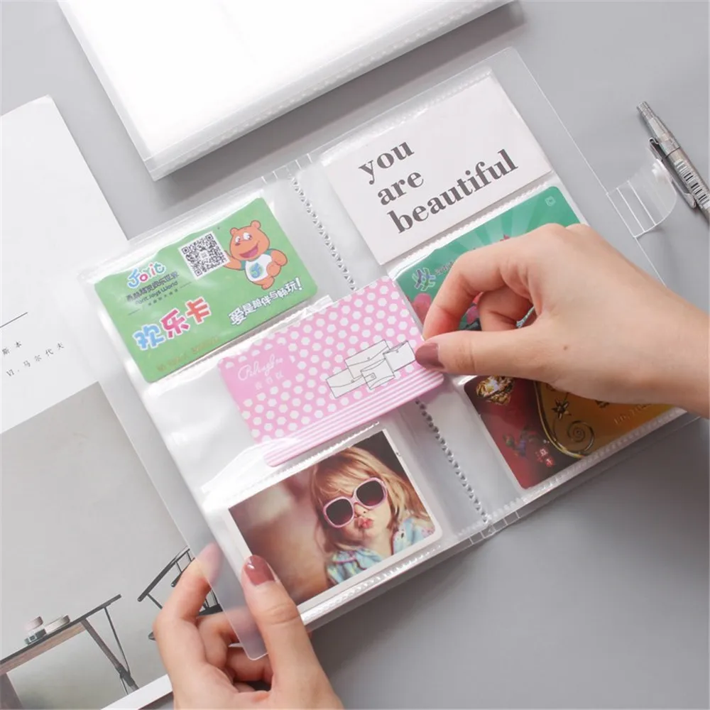 

240 Large Capacity Business Card Holder Ticket Collection Photocard Book Card Case Card Wallet Photo Album Index Card Holder