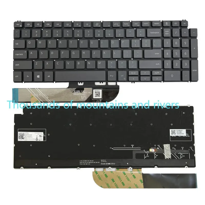 Сменная клавиатура WYORESY новая для Dell Inspiron 15 7590 7591 7791 5584/90 5593/94