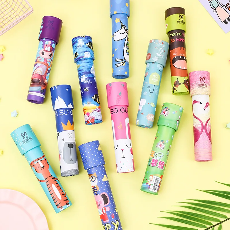 6 шт. мультяшный калейдоскоп классические развивающие игрушки для детей подарок