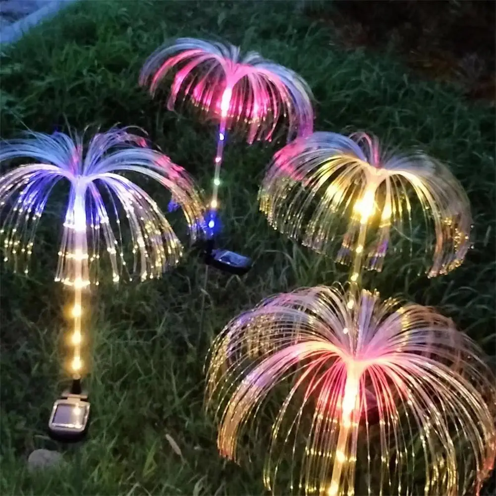 

Solar Led Light Outdoor Colorful Jellyfish Lamp Waterproof Atmosphere Light For Courtyard Garden Balcony Lawn Decoration