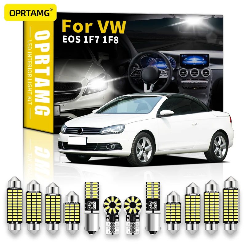 

Автомобильный светодиодный внутренний купол OPRTAMG Canbus, освесветильник для карты, Освещение номерного знака для VW Volkswagen EOS 1F7 1F8 1994 1995-2022, аксес...