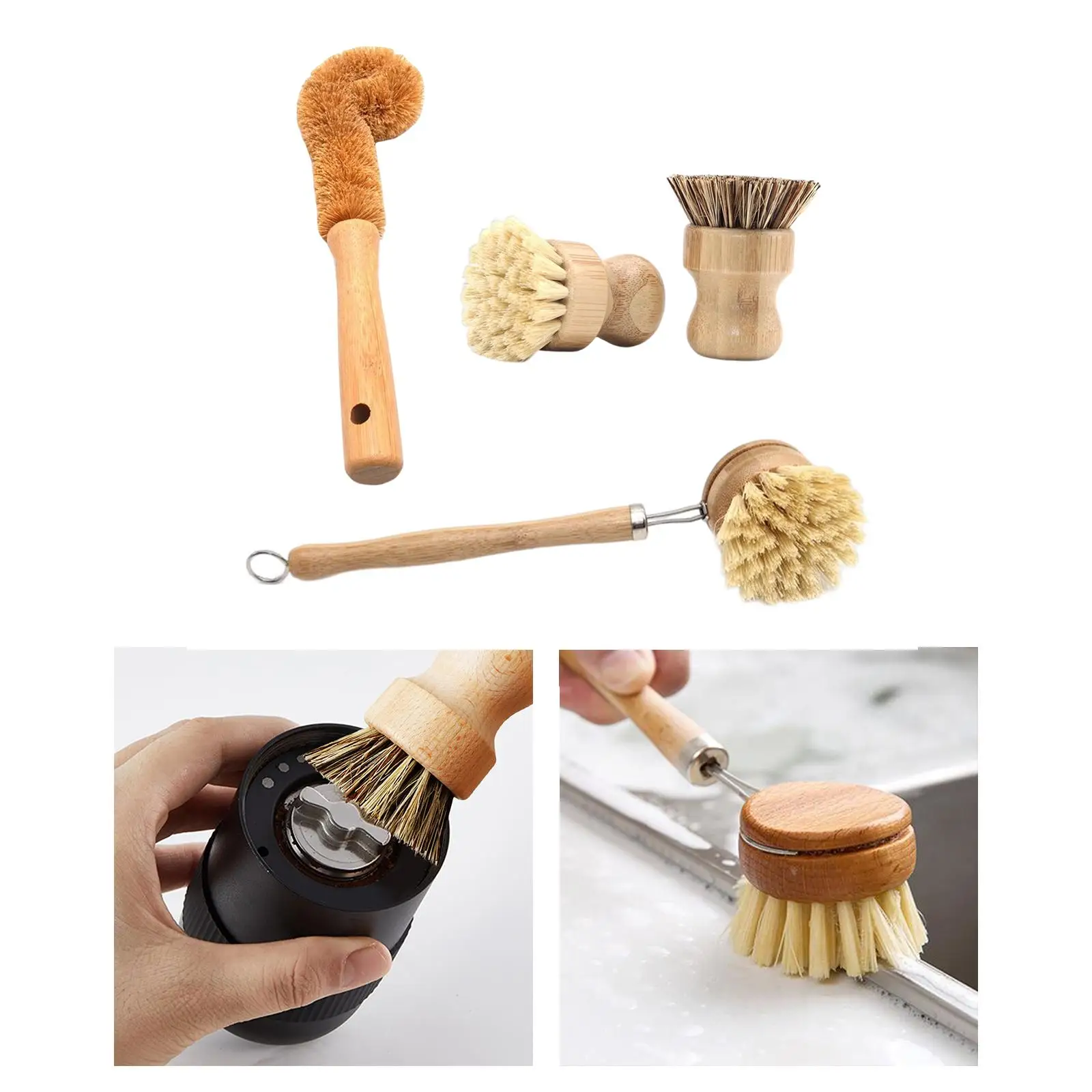 

4 Pieces Dish Brush Dishwashing Brush Dish Scrubbe for Cleaning Tableware Pan Pot