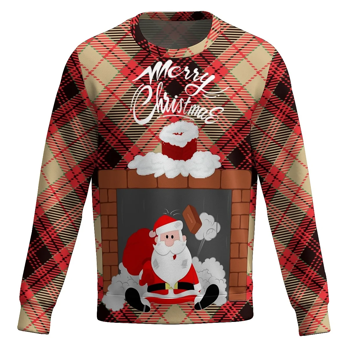 Праздничный свитшот с длинным рукавом liasso 3D Рождественский дизайн мечты удобный