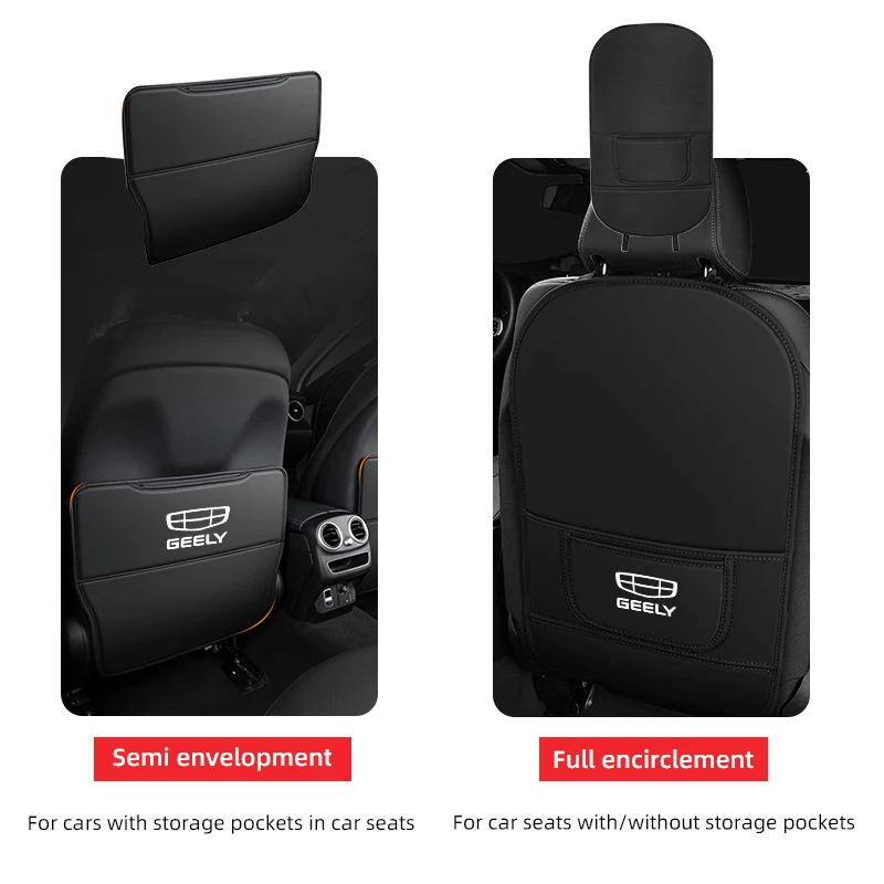 Фото Для Geely Atlas Coolray Emgrand EC7-8 EX7 CK2-3 GL автомобильное сиденье, противоударная накладка на переднее сиденье, спинка, детская противоударная накладка, защитная накладка на сиденье №2