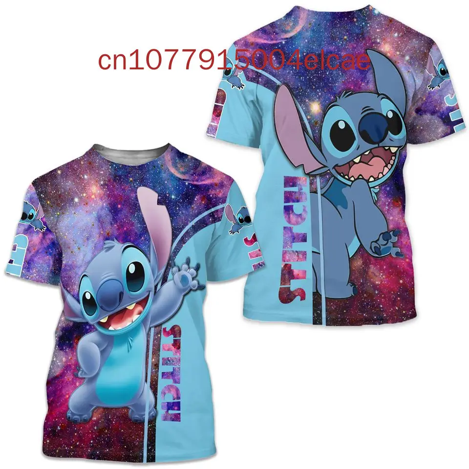 Персонализированная Ститч Ohana значит семья Lilo &amp Stitch 3D футболка