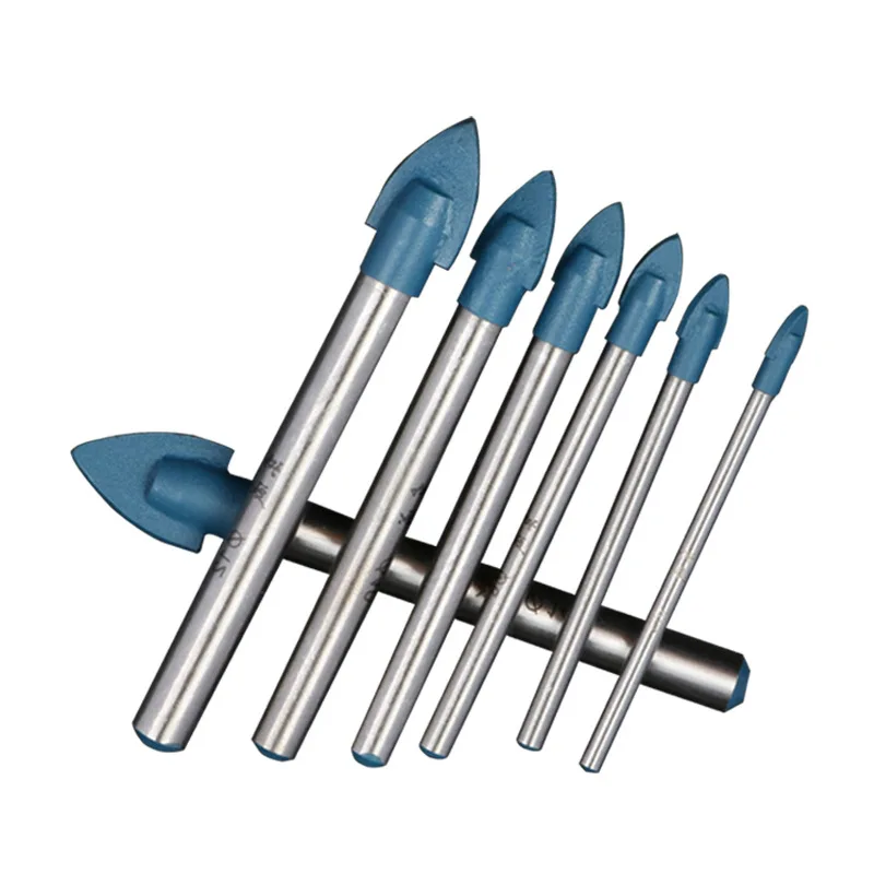 

Glass Tile diamond Tip Drill Bit Set Tungsten Carbide Tipped Spear Head Ceramic Tile Marble Mirror Drill Bits Masonry Drilling