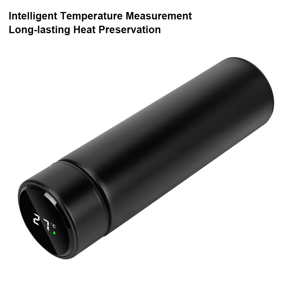 HOOMIN Smart Insulation Cup Stainless Steel Intelligent Thermos Led Digital Temperature Display 500ML |