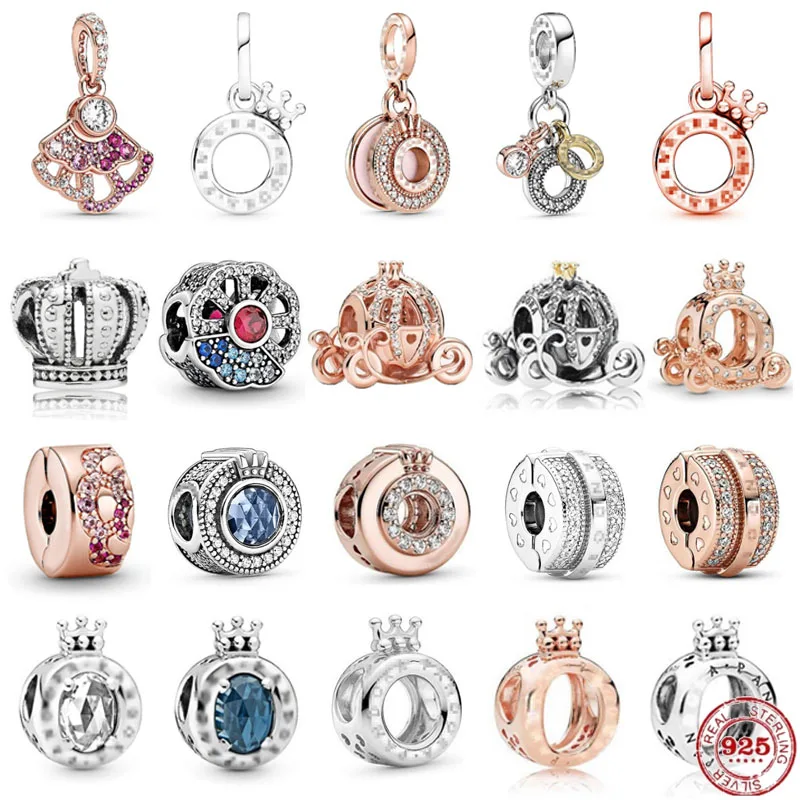 Подлинное Стерлинговое Серебро 925 пробы подходящее для оригинального браслета