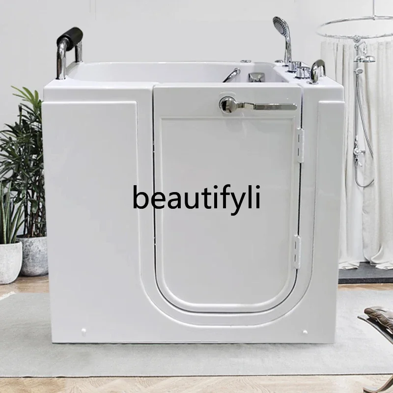 Боковая дверь без барьеров сидящая для дома акрил Джакузи интеллектуальная