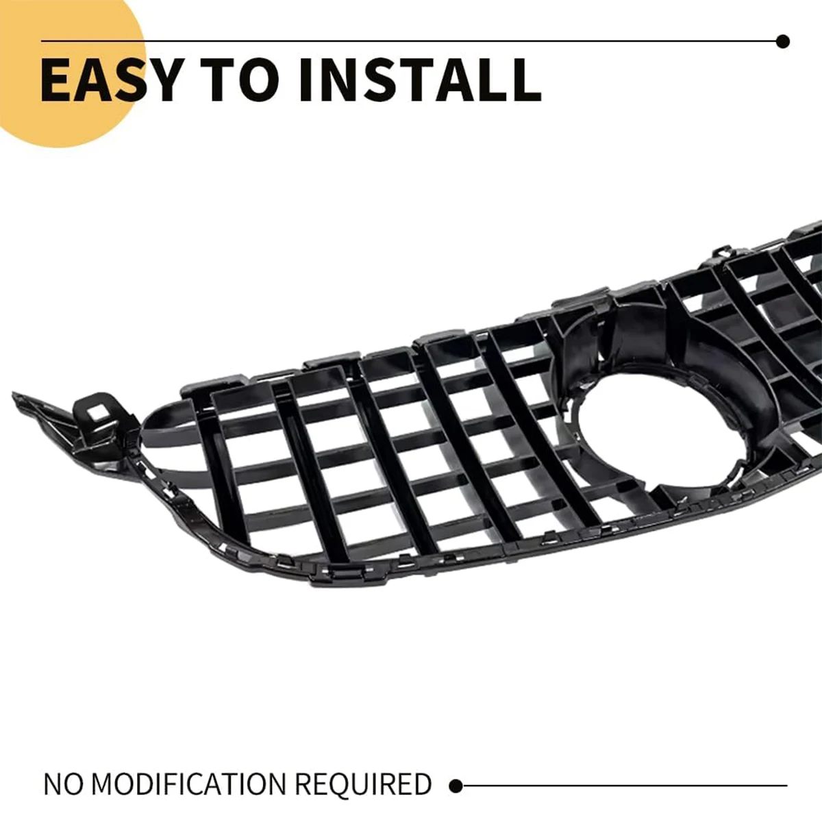 Решетка переднего бампера в стиле GT R для Mercedes Benz W205 C-Class C205 C200 C220 2019-2021 AMG передняя