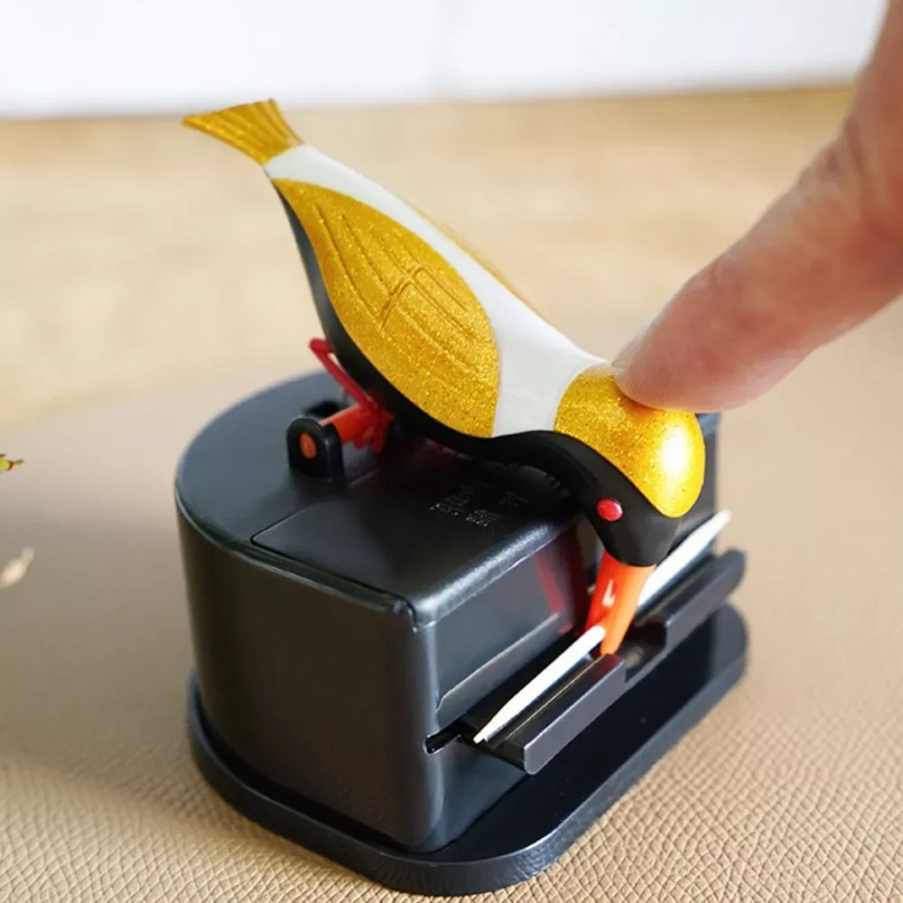 

2022Bird Toothpick Holder Container Automatic Toothpick Dispenser Toothpick Holder Storage Box Table Decoration Kitchen Accessor