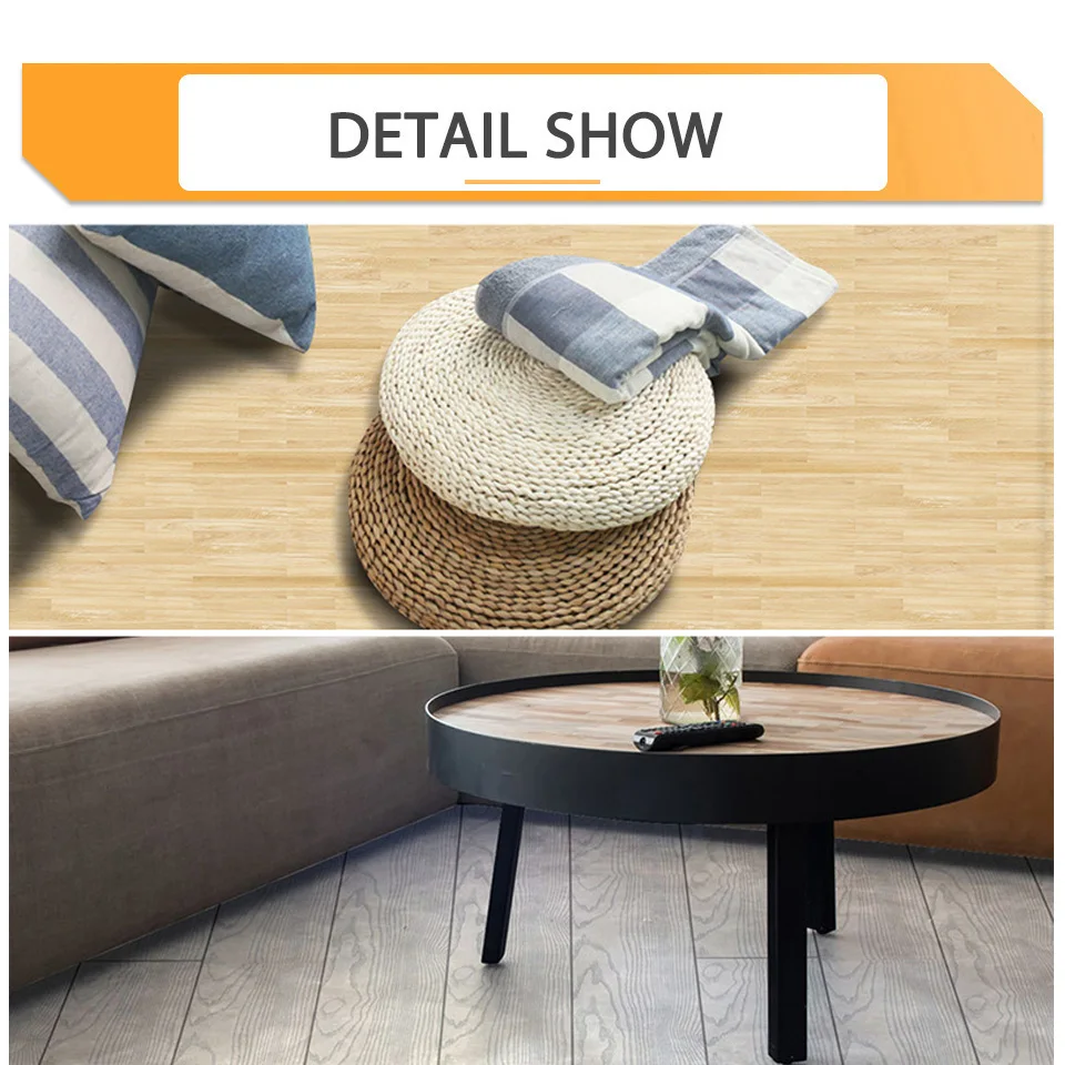 Винтажные зернистые наклейки на пол из древесины современные настенные Стикеры