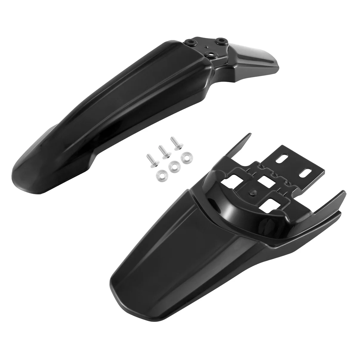 

Front + Rear Mudguards Fender Protector for Sur-Ron Sur Ron Light Bee Dirt Bike Motorcycle Accessories, Black